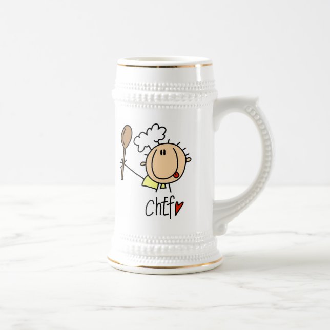 Caneca De Cerveja Chef Masculino (Direita)