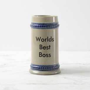 Caneca De Cerveja Chefe de WorldsBest