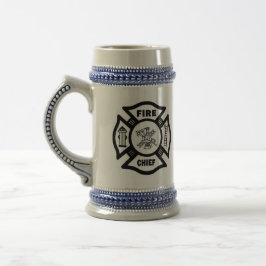 Caneca De Cerveja Chefe dos bombeiros