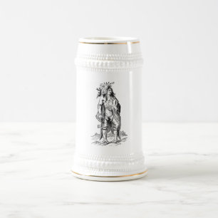 Caneca De Cerveja Chefe Mug indiano