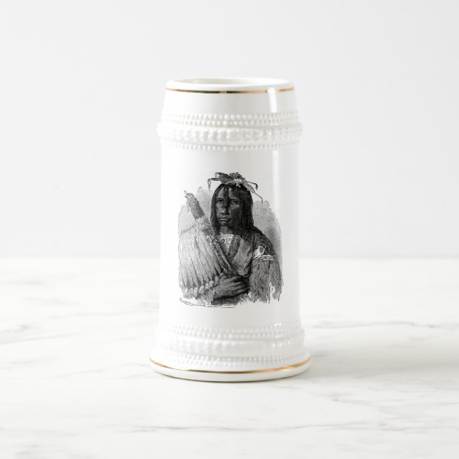 Caneca De Cerveja Chefe Mug indiano (Centro)