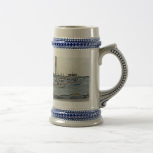 Caneca De Cerveja Chegando em casa - Barcos de Pesca em Barnegat Inl