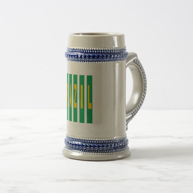 Caneca De Cerveja Chope  DESIGN  BRAZIL  (Frente Esquerda)