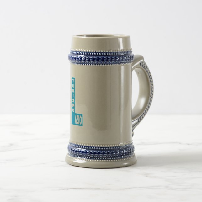 Caneca De Cerveja Chope pour voyages DESIGN  LAZIO  TURISMO (Frente Esquerda)