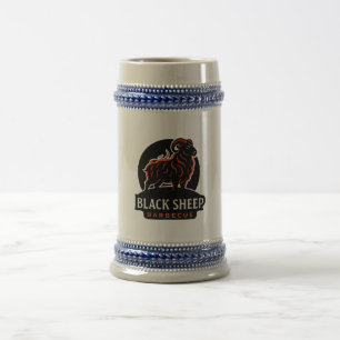 Caneca De Cerveja Churrasco Black Sheep Presente para Amantes de Chu