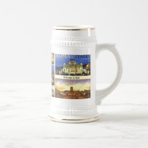 CANECA DE CERVEJA CIDADE DE ITALIA ROMANCE 33, ROME6A, CIDADE DE
