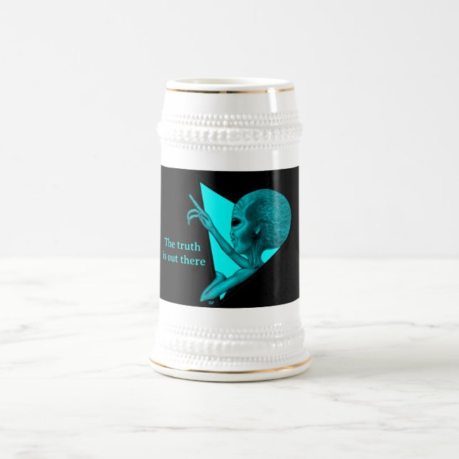 Caneca De Cerveja Cinza, a verdade está lá fora (Centro)