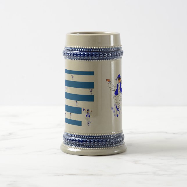 Caneca De Cerveja Cinza de canas/Caneca de cerveja azul de 22 oz Ban (Centro)