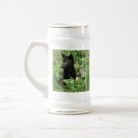 Cinza Wolf Pup Wildlife Fotografia Mug