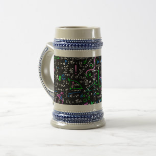 Caneca De Cerveja Círculo de educação matemática linear em matem