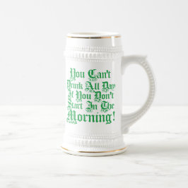 Caneca De Cerveja Citações irlandesas engraçadas do bebendo