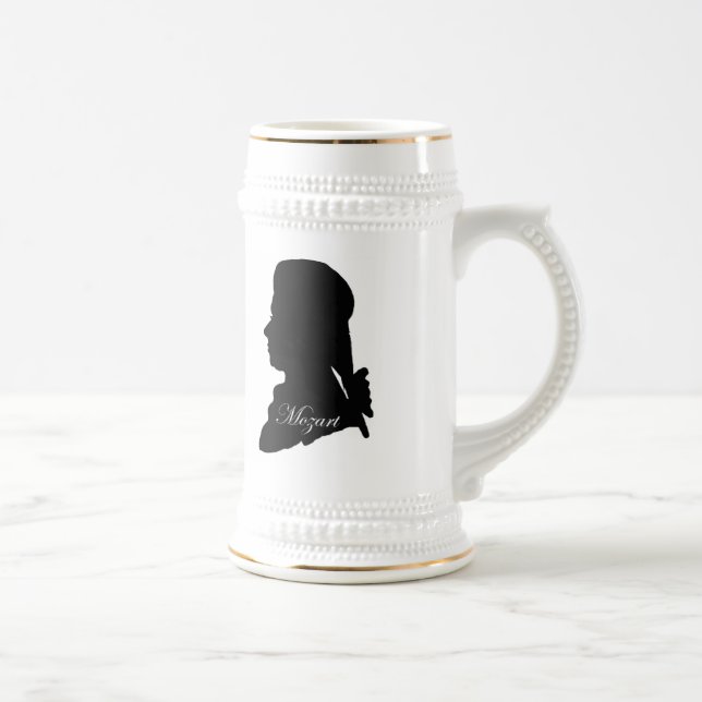 Caneca De Cerveja Clarinetista Stadler e Mozart (Direita)