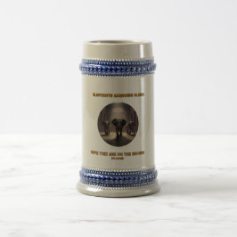 Caneca De Cerveja Classe de dança de elefantes