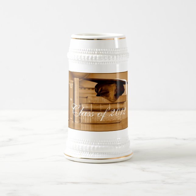 Caneca De Cerveja Classe de Livros Clássicos 2012 para o Formando (Centro)