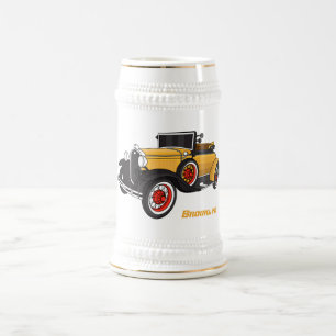 Caneca De Cerveja Classic yellow car 1931