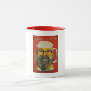 Caneca De Cerveja Com hipster
