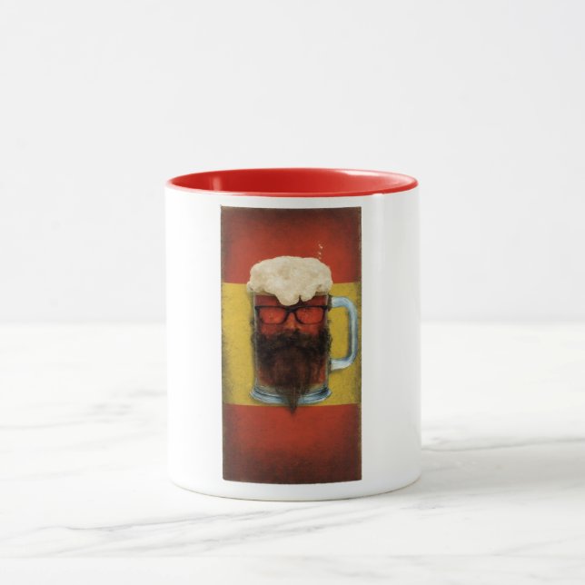 Caneca De Cerveja Com hipster (Centro)
