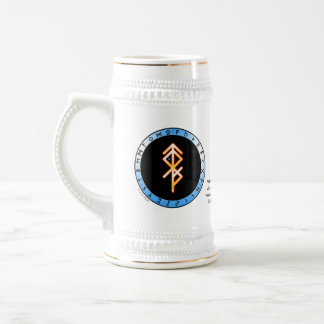 Caneca de Cerveja com Runa da Dança da Vitória