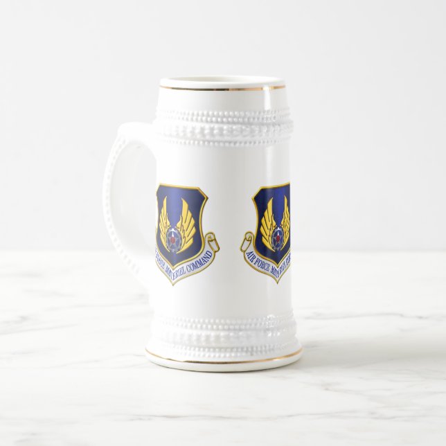 Caneca De Cerveja Comando de Material da Força Aérea  (Frente Esquerda)