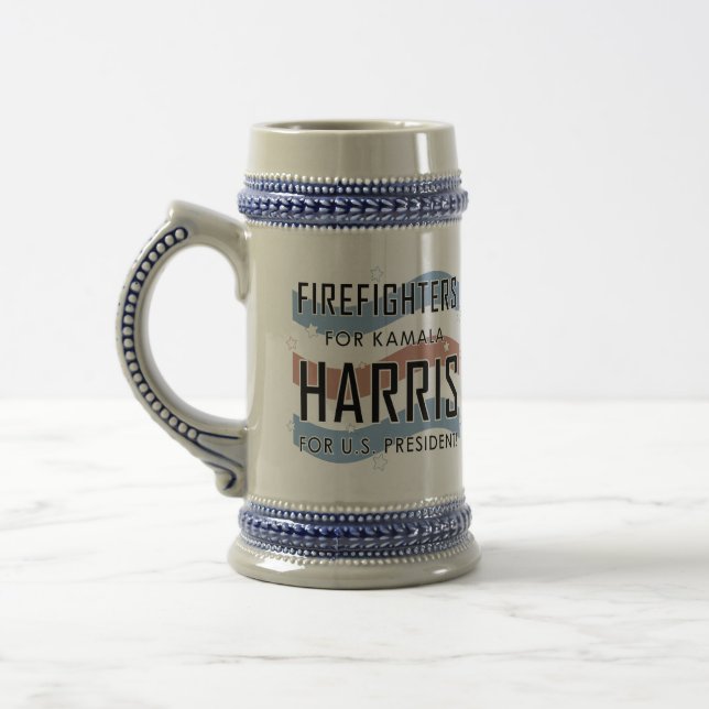 CANECA DE CERVEJA COMBATENTES DE INCÊNDIO PARA KAMALA (Esquerda)