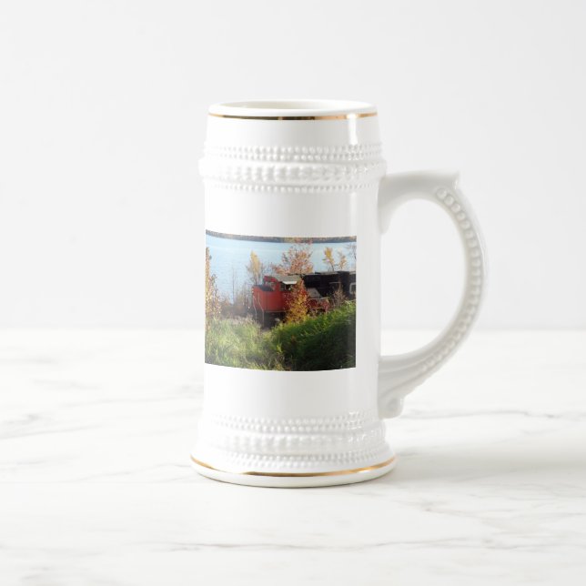 Caneca De Cerveja Comboio do outono (Direita)