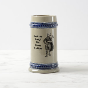 Caneca De Cerveja Comece o partido! Os gaiteiros estão aqui