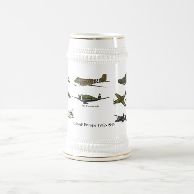 Caneca de cerveja Comemorativa de USAAF (Centro)