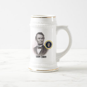 Caneca De Cerveja Comemorativo bicentenário de Abraham Lincoln