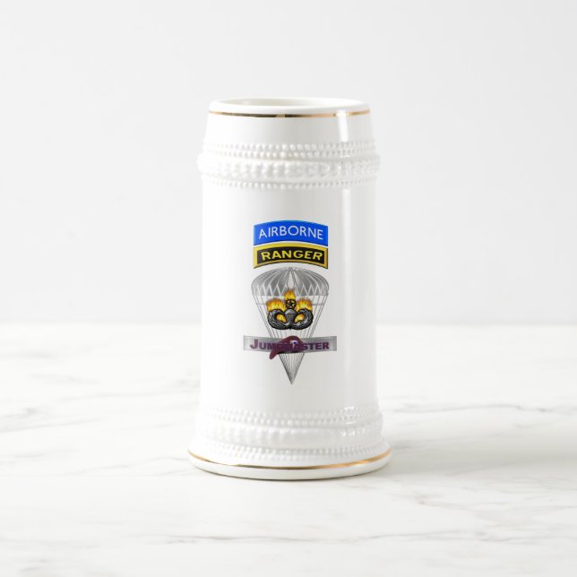 Caneca De Cerveja Comemorativo de Ranger Jumpmaster (Centro)