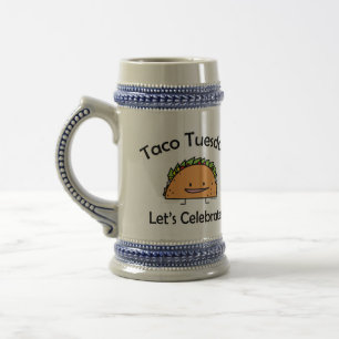 Caneca De Cerveja Comida do mexicano do queijo do escudo de