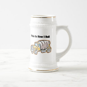Caneca De Cerveja Como Rolo (Caminhão de Cimento)