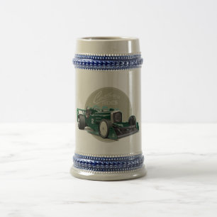 Caneca De Cerveja Conceito de carro de retrocorrida personalizado