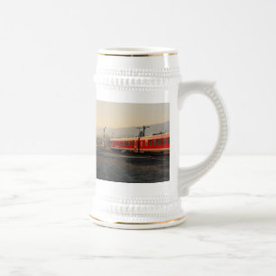 Caneca De Cerveja Conduzi na manhã, saídas de aldeia de paz