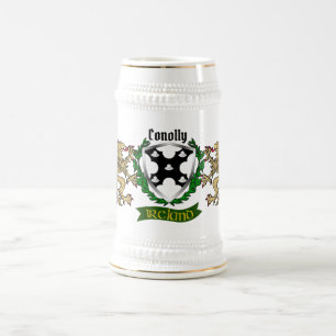 Caneca De Cerveja Conolly/O'Conolly Irish Shield Personalizado