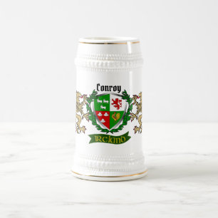 Caneca De Cerveja Conroy/O'Conry Irish Shield Personalizado