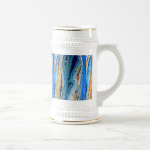 Caneca De Cerveja conselhos de madeira azul