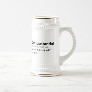 Caneca De Cerveja Consubstantial: Um em ser com minha cerveja