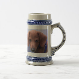 Caneca De Cerveja Copo de café do filhote de cachorro da sobrecarga