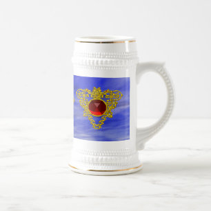 CANECA DE CERVEJA CORAÇÃO CELTICA