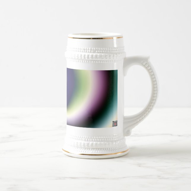 Caneca De Cerveja Coração Psicodélico (Direita)