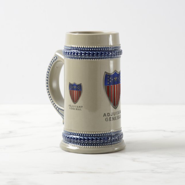 Caneca De Cerveja Corpo de Adjutant General  (Frente Esquerda)