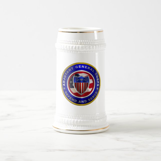 Caneca De Cerveja Corpo de Adjutante Geral  (Centro)