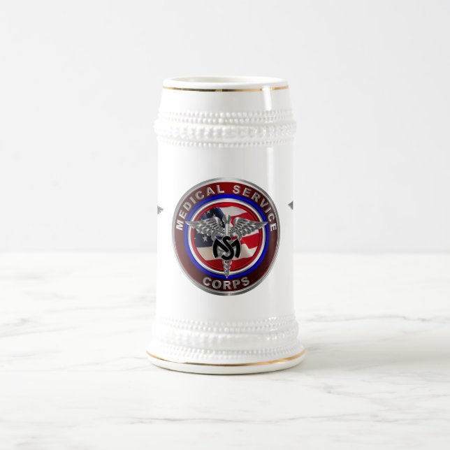 Caneca De Cerveja Corpo de Serviço Médico (Centro)