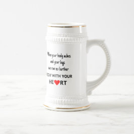 Caneca De Cerveja Corra com seu coração