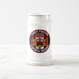 Caneca De Cerveja Crachá OEF Afeganistão do engenheiro de combate
