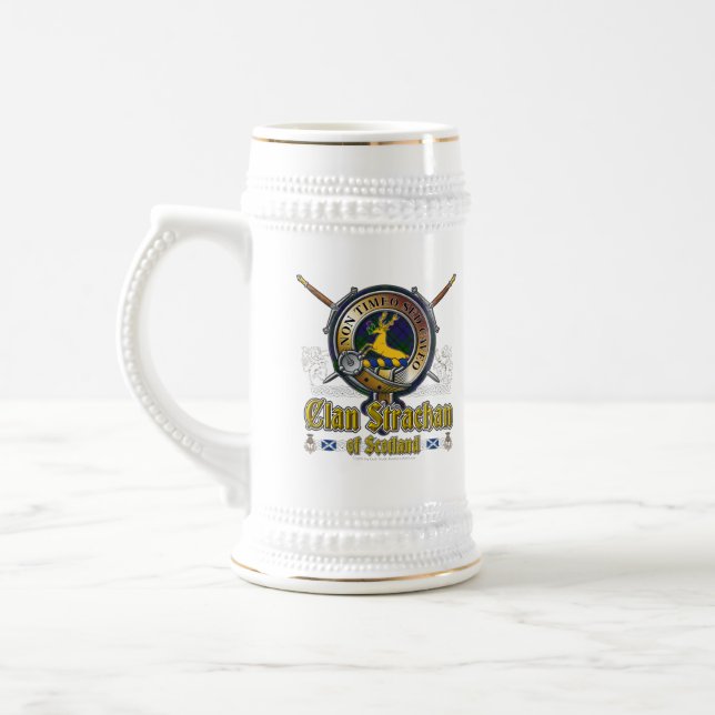 Caneca De Cerveja Crachá Strachan Clan (Esquerda)