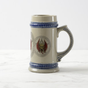 CANECA DE CERVEJA CRÂNIO DA SERPENTE