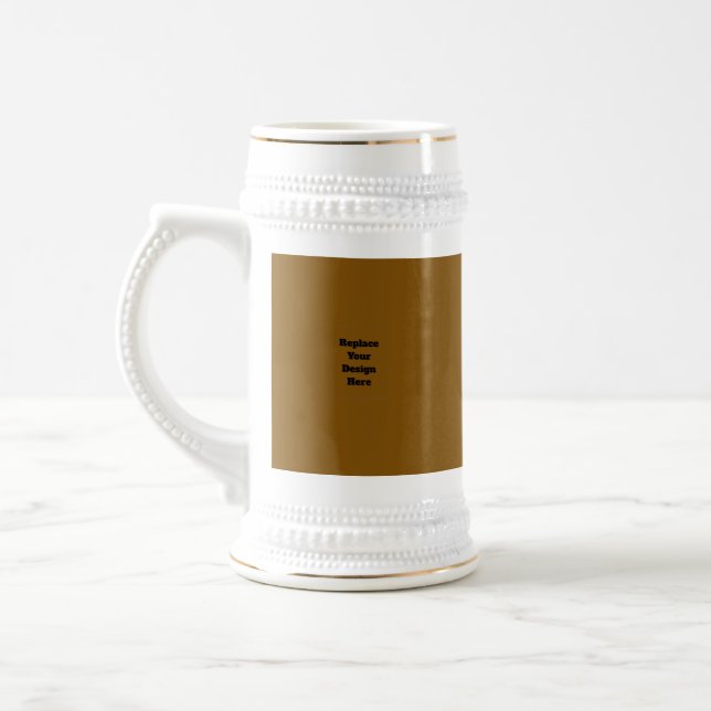 Caneca De Cerveja Crie seu próprio marrom (Esquerda)