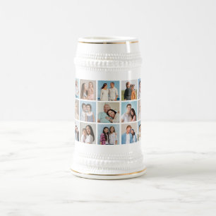 Caneca De Cerveja Crie Sua Própria Colagem De Fotos 15