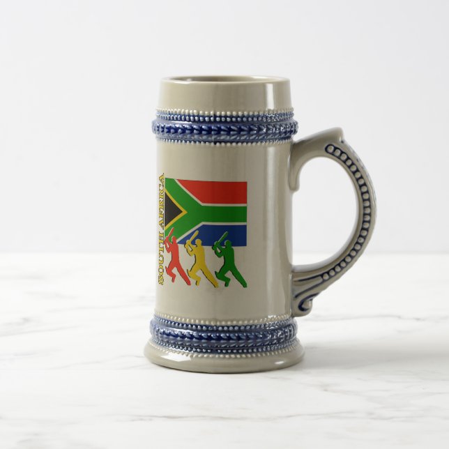 Caneca De Cerveja Críquete da África do Sul (Direita)
